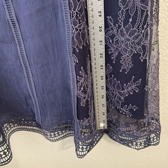 Sundance Dress Womens Size Medium Lace Purple Lined Shift - Picture 6 of 8